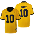 Men's #10 Tom Brady Michigan Wolverines College Football Jersey