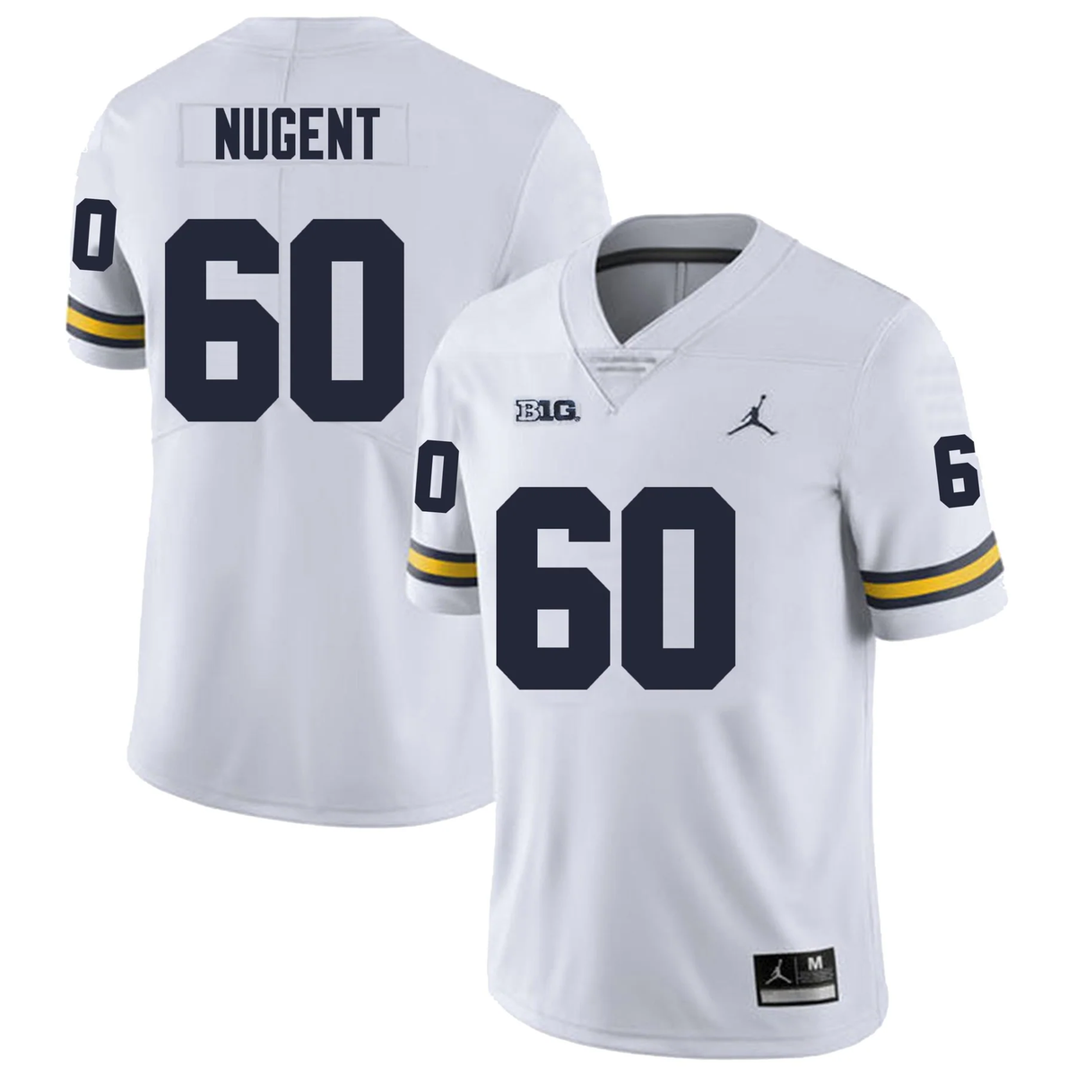 Men's #60 Drake Nugent Michigan Wolverines College Football Jersey