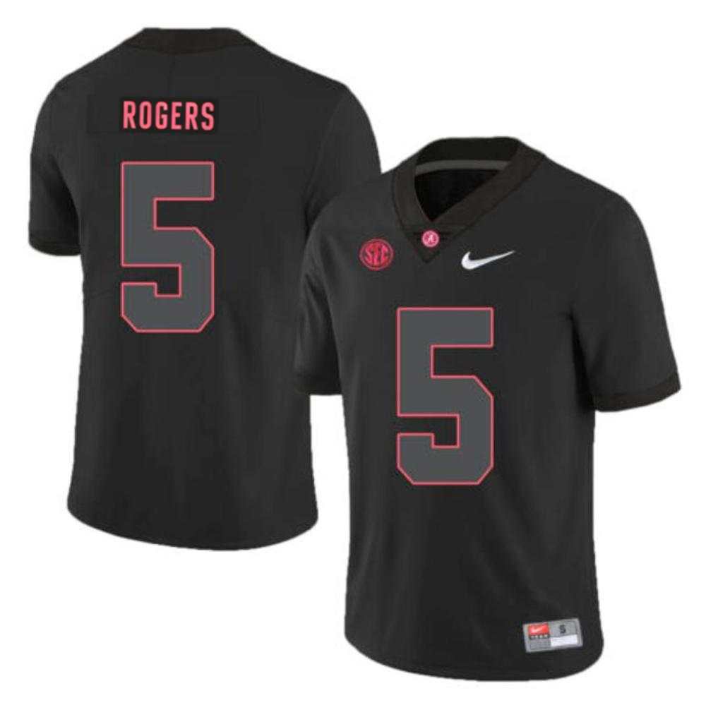 Men's #5 Noah Rogers Alabama Crimson Tide College Football Jersey