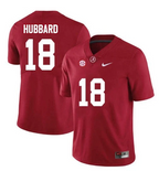 Men's #18 Bray Hubbard Alabama Crimson Tide College Football Jersey