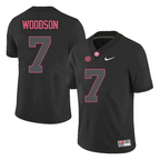 Men's #7 Caleb Woodson Alabama Crimson Tide College Football Jersey