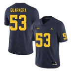 Men's #53 Jake Guarnera Michigan Wolverines College Football Jersey