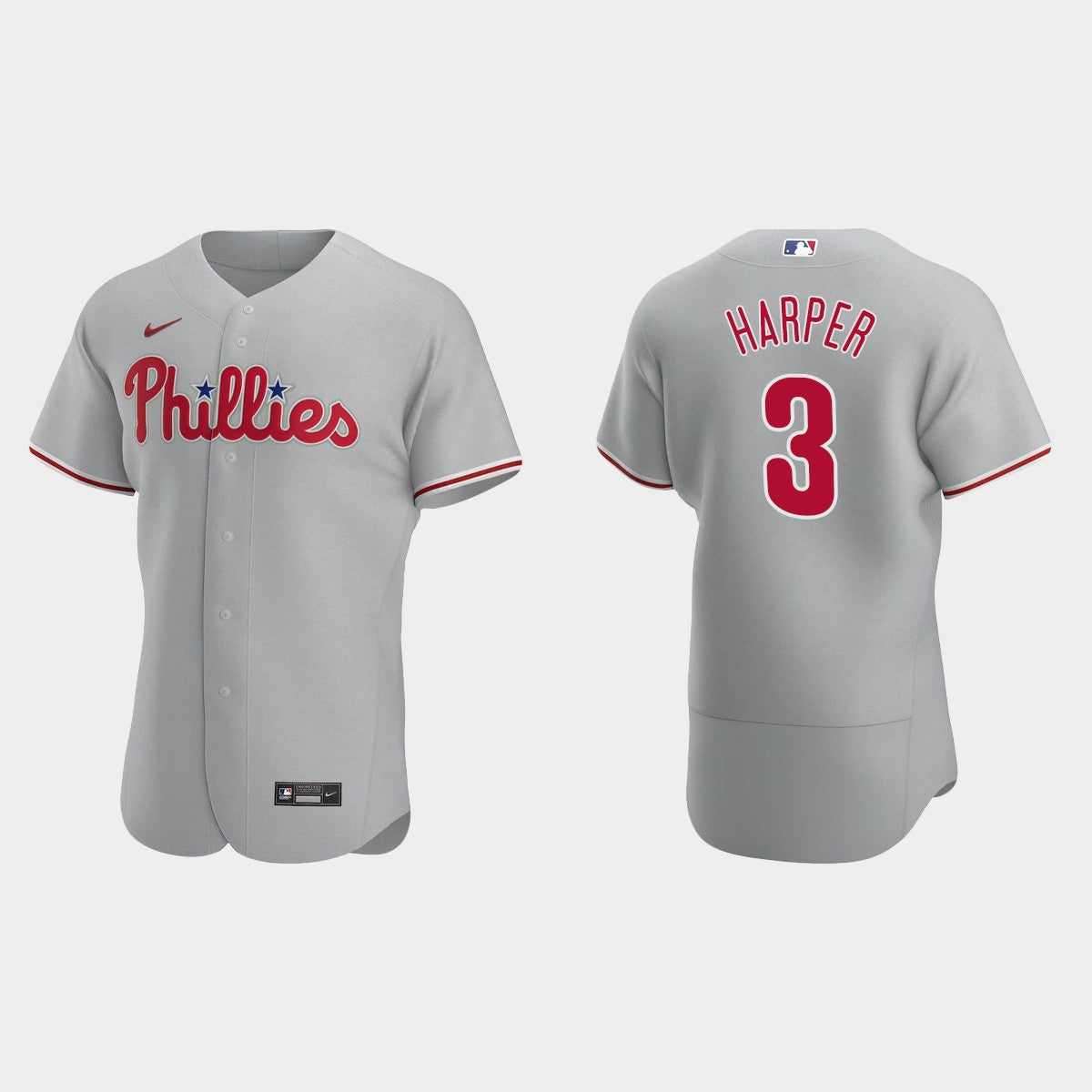 Men's Philadelphia Phillies #3 Bryce Harper Baseball Jersey