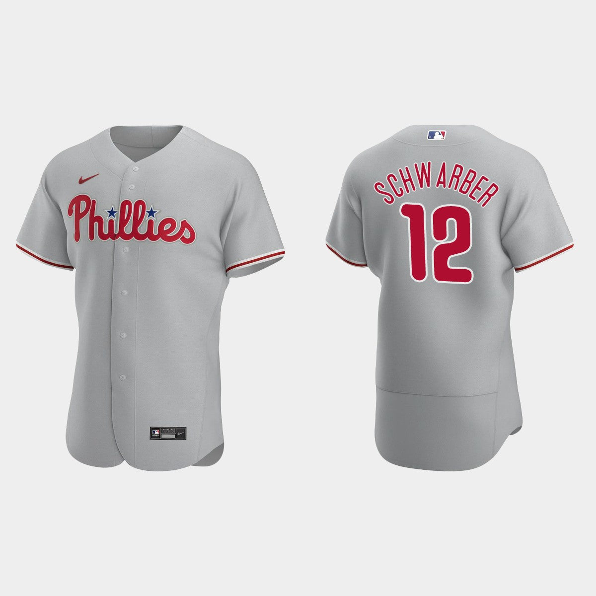 Men's Philadelphia Phillies #12 Kyle Schwarber Baseball Jersey