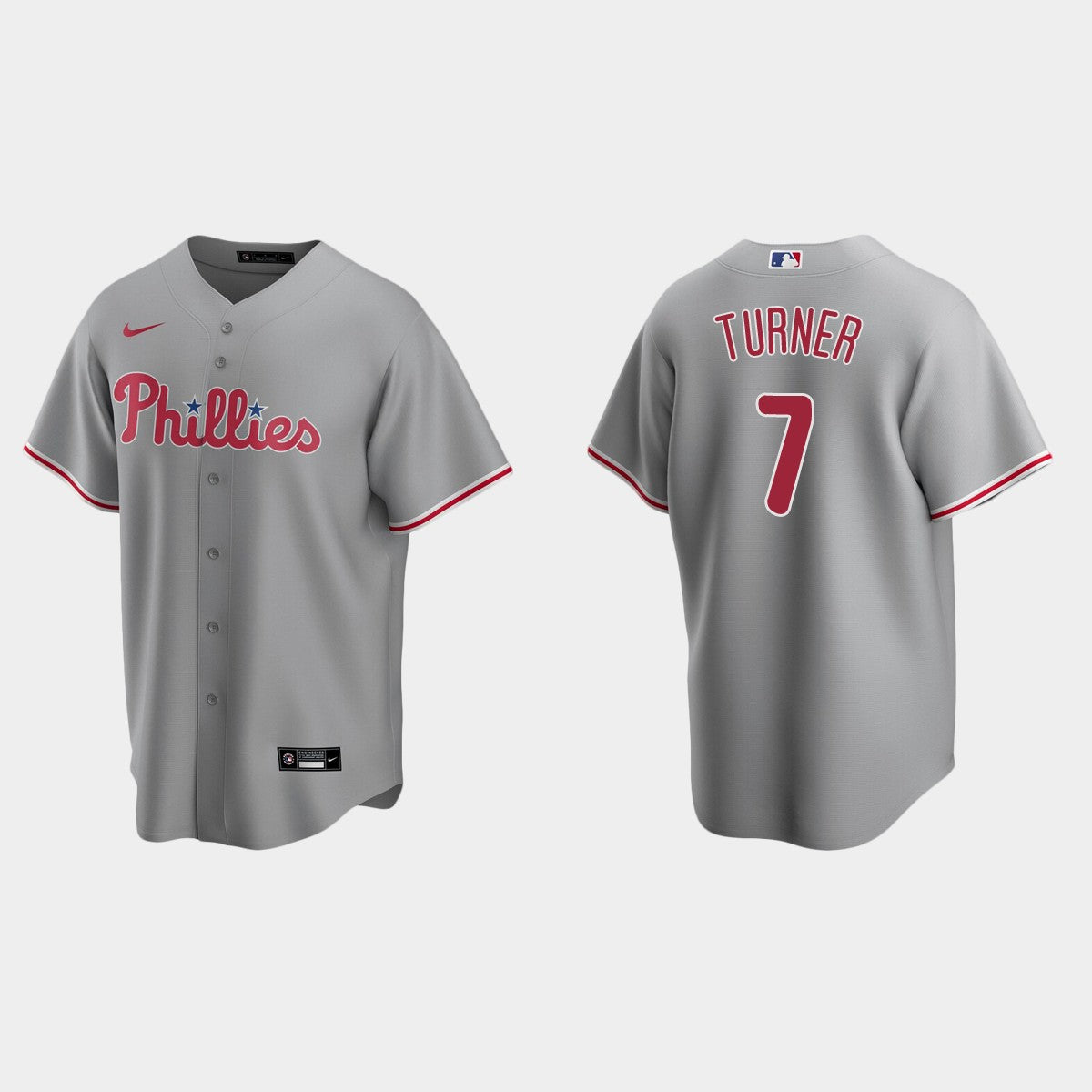 Men's Philadelphia Phillies #7 Trea Turner Baseball Jersey