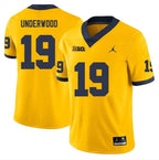 Men's #19 Bryce Underwood Michigan Wolverines College Football Jersey