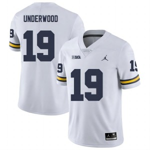 Men's #19 Bryce Underwood Michigan Wolverines College Football Jersey