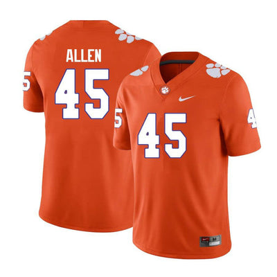 Men's Clemson Tigers #45 Sergio Allen College Football Jersey