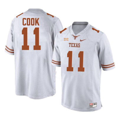 Texas Longhorns #11 Anthony Cook  College Football Jersey