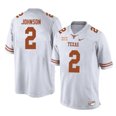 Texas Longhorns #2 Roschon Johnson College Football Jersey
