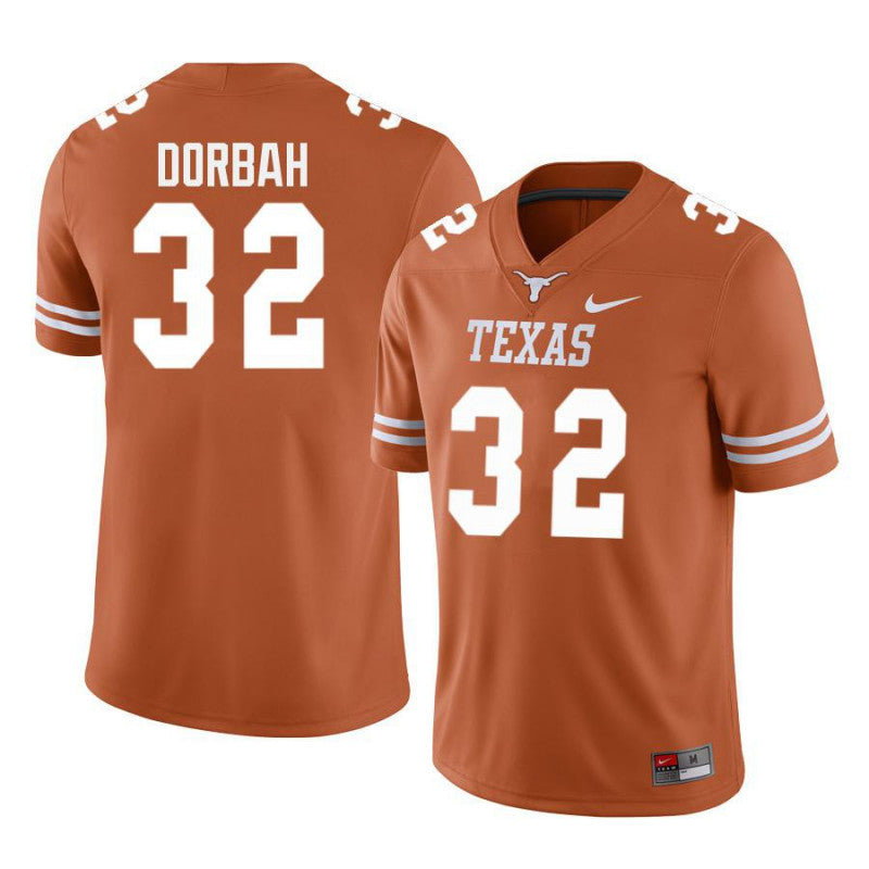 Texas Longhorns #32 Prince Dorbah College Football Jersey