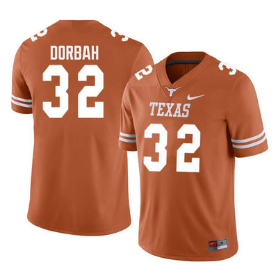 Texas Longhorns #32 Prince Dorbah College Football Jersey