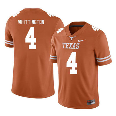 Texas Longhorns #4 Jordan Whittington  College Football Jersey