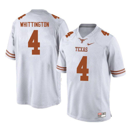 Texas Longhorns #4 Jordan Whittington  College Football Jersey
