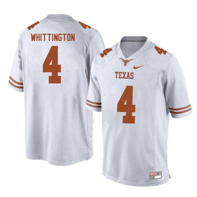 Texas Longhorns #4 Jordan Whittington  College Football Jersey