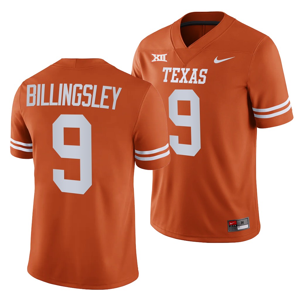 Texas Longhorn #9 Jahleel Billingsley College Football Jersey