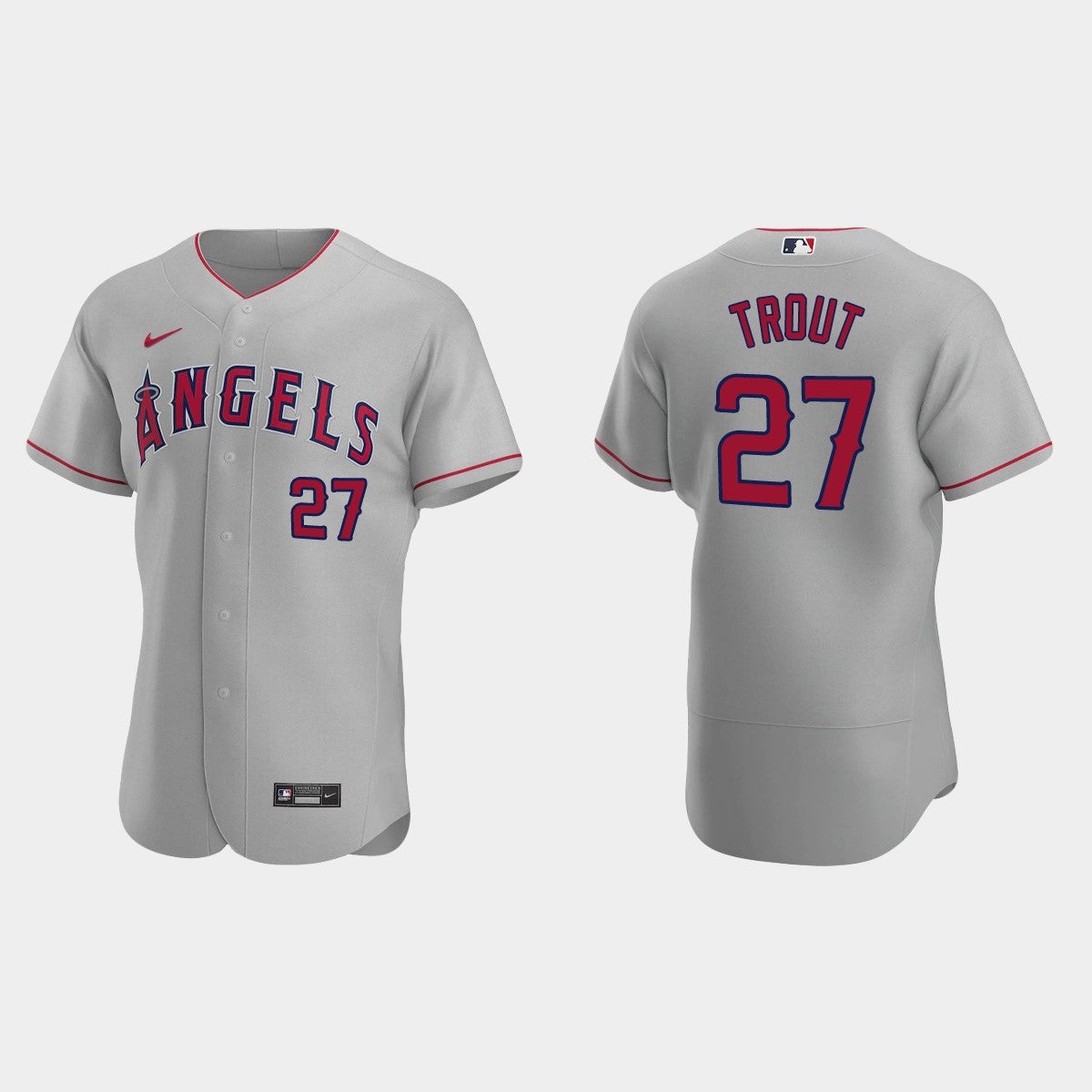 Men's Los Angeles Angels #27 Mike Trout Baseball Jerseys