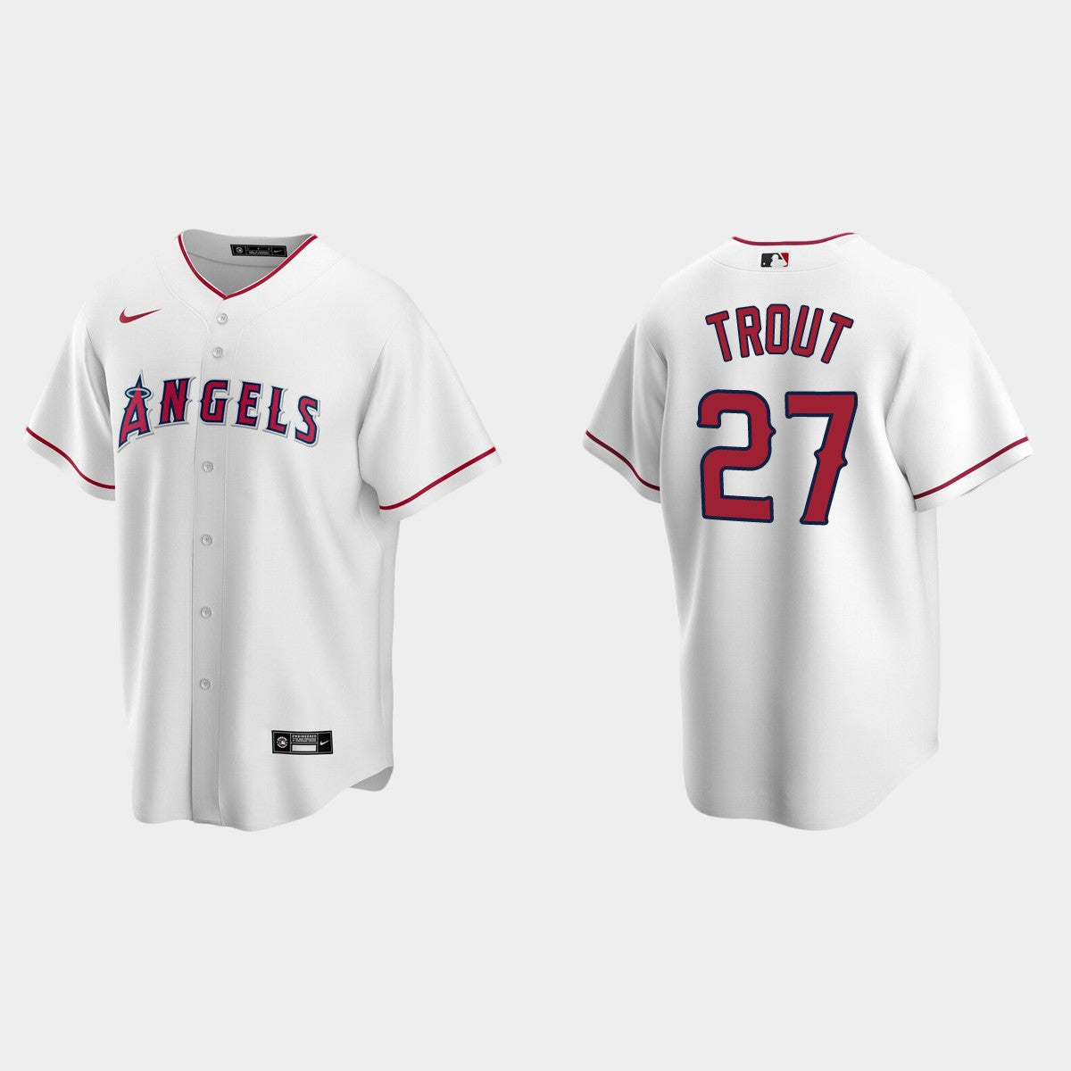 Men's Los Angeles Angels #27 Mike Trout Baseball Jerseys