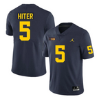 Men's #5 Savion Hiter Michigan Wolverines College Football Jersey