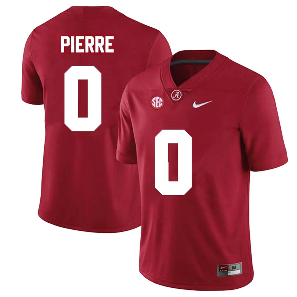 Men's #0 Yhonzae Pierre Alabama Crimson Tide College Football Jersey