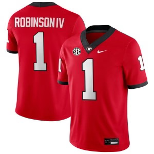 Men's #1 Ellis Robinson IV Georgia Bulldogs College Football Jersey