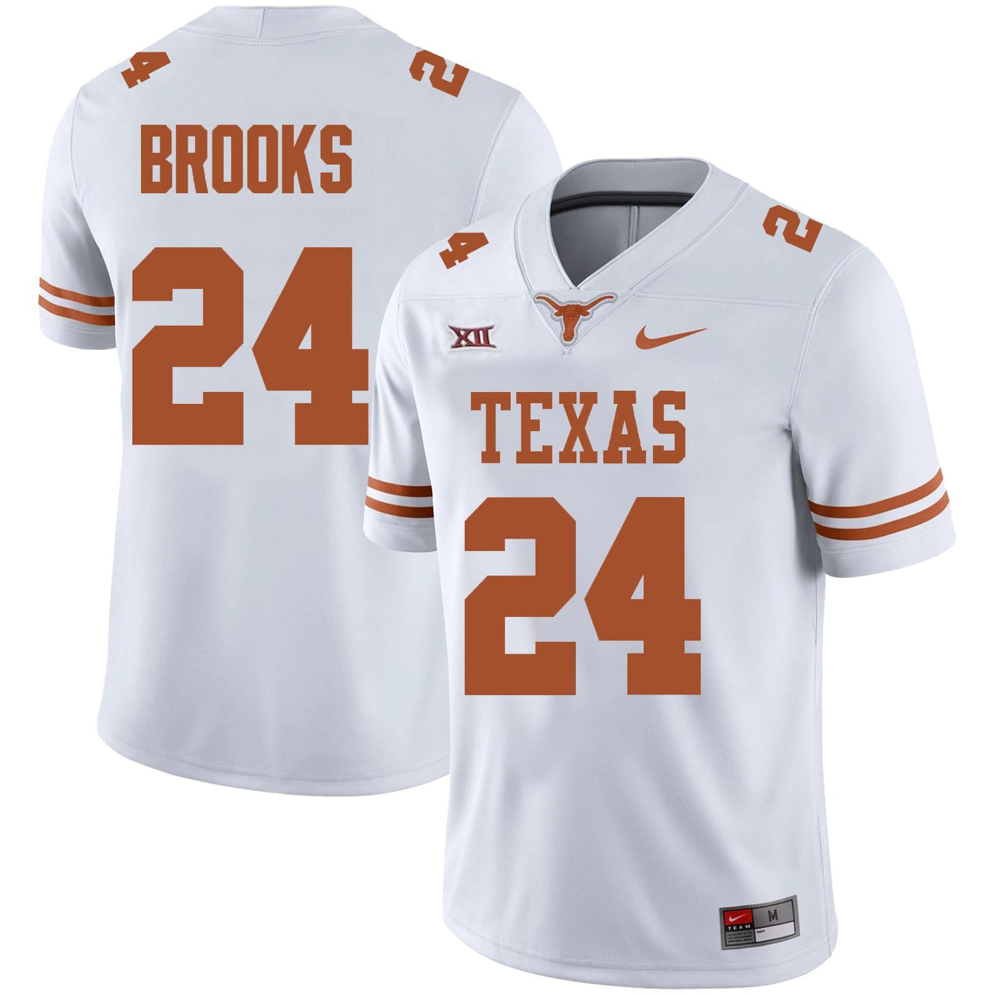 Texas Longhorns #24 Jonathon Brooks College Football Jersey