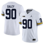 Men's #90 John Henry Daley Michigan Wolverines College Football Jersey