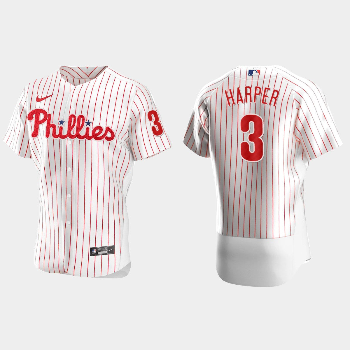 Men's Philadelphia Phillies #3 Bryce Harper Baseball Jersey