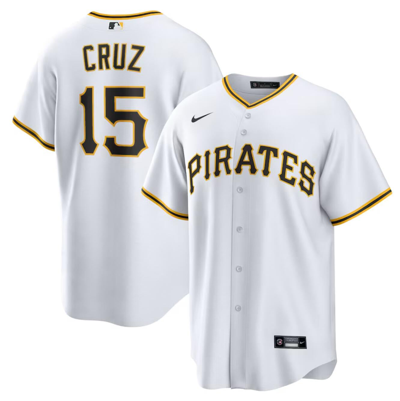 Men's Pittsburgh Pirates #15 Oneil Cruz Baseball Jersey