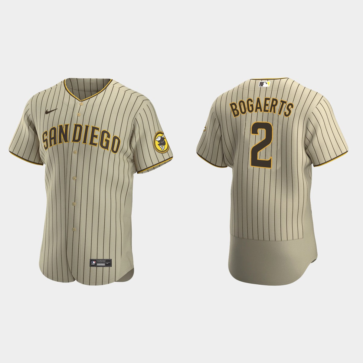 Men's San Diego Padres #2 Xander Bogaerts Baseball Jersey