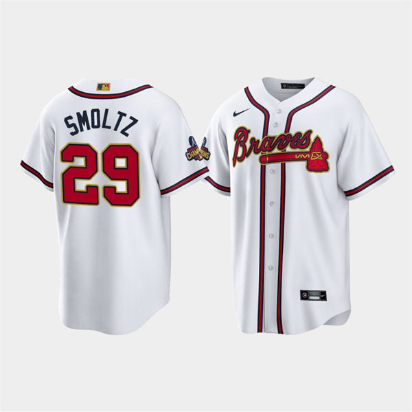 Men's Atlanta Braves #29 John Smoltz Baseball Jersey