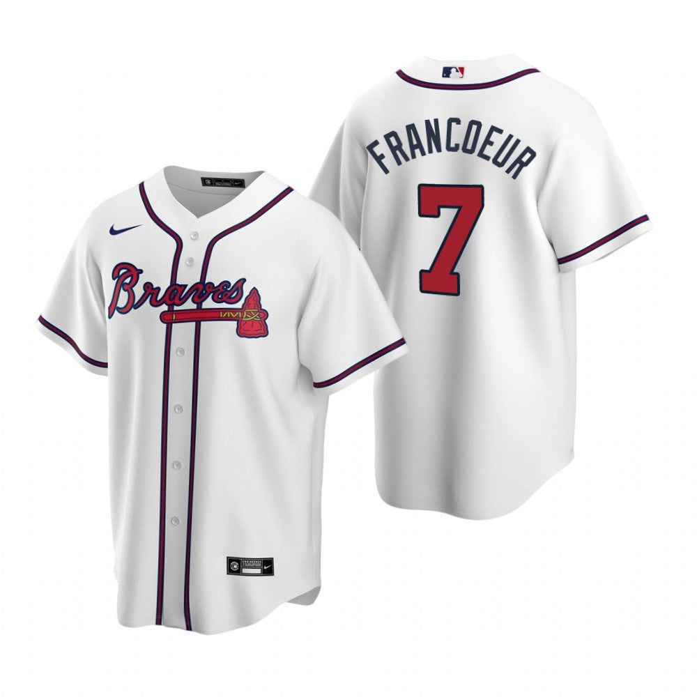 Men's Atlanta Braves #7 Jeff Francoeur Baseball Jersey