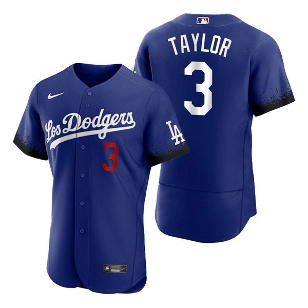 Men's Los Angeles Dodgers #3 Chris Taylor Baseball Jersey