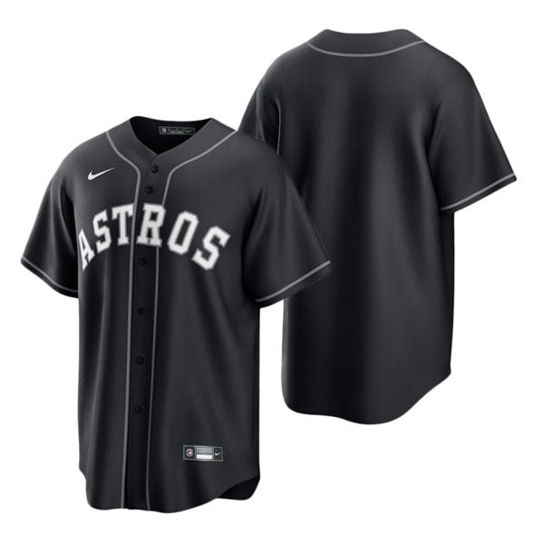 Men's Houston Astros Blank Baseball Jersey