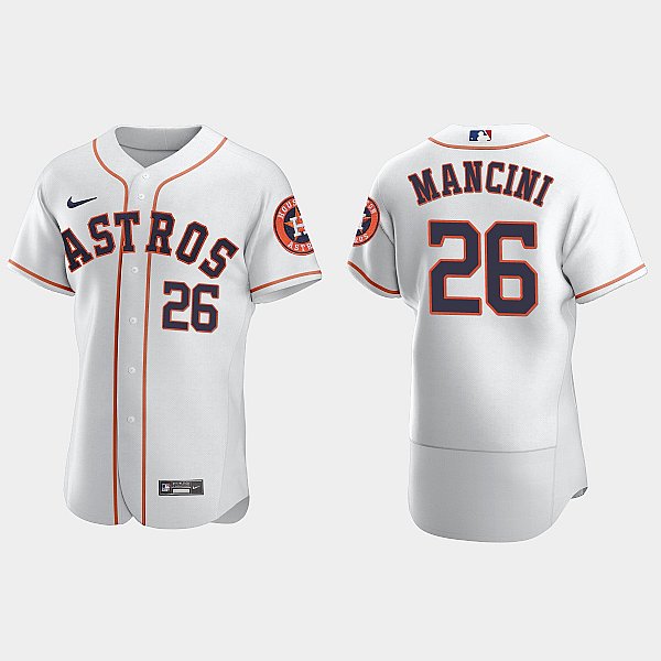 Men's Houston Astros #26 Trey Mancini Baseball Jersey