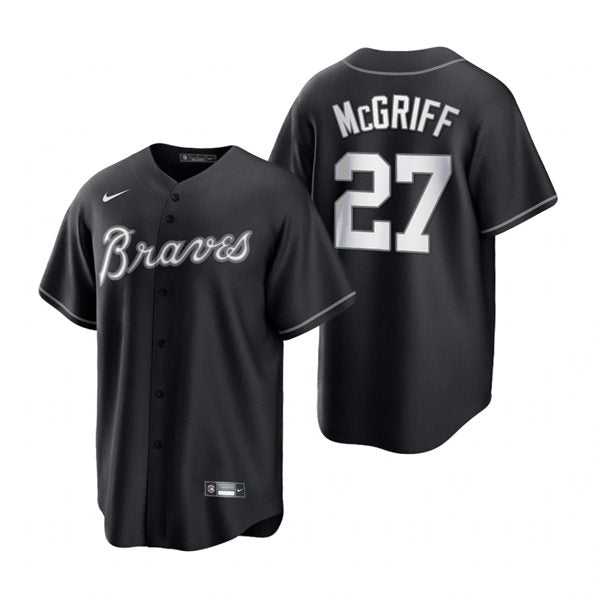 Men's Atlanta Braves #27 Fred McGriff Baseball Jersey