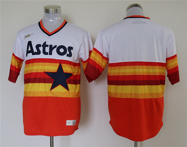 Men's Houston Astros Blank Baseball Jersey