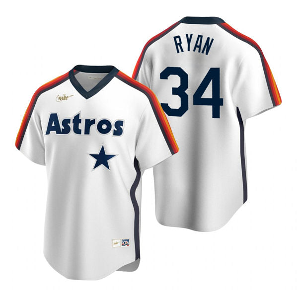 Men's Houston Astros #34 Nolan Ryan Baseball Jersey