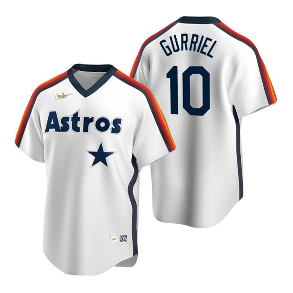 Men's Houston Astros #10 Yuli Gurriel Baseball Jersey