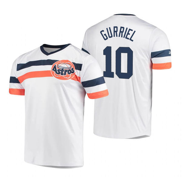 Men's Houston Astros #10 Yuli Gurriel Baseball Jersey