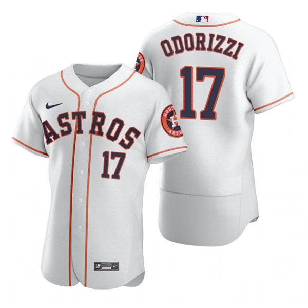 Men's Houston Astros #17 Jake Odorizzi Baseball Jersey