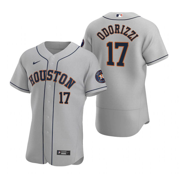 Men's Houston Astros #17 Jake Odorizzi Baseball Jersey