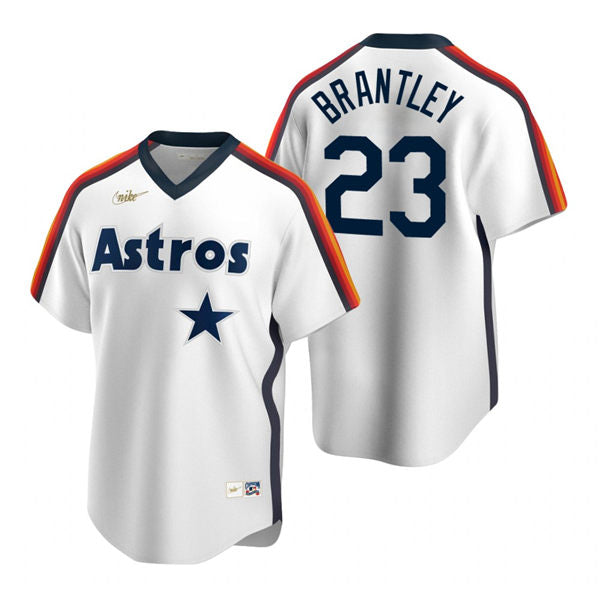 Men's Houston Astros #23 Michael Brantley Baseball Jersey