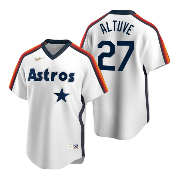 Men's Houston Astros #27 Jose Altuve Baseball Jersey