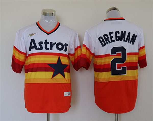 Men's Houston Astros #2 Alex Bregman Baseball Jersey