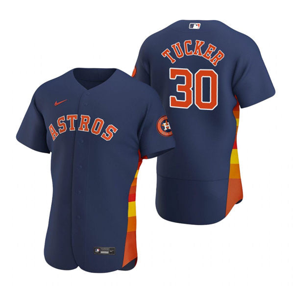 Men's Houston Astros #30 Kyle Tucker Baseball Jersey