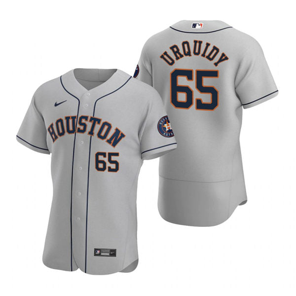 Men's Houston Astros #65 Jose Urquidy Baseball Jersey