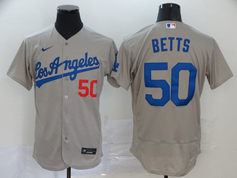 Men's Los Angeles Dodgers #50 Mookie Betts Baseball Jersey