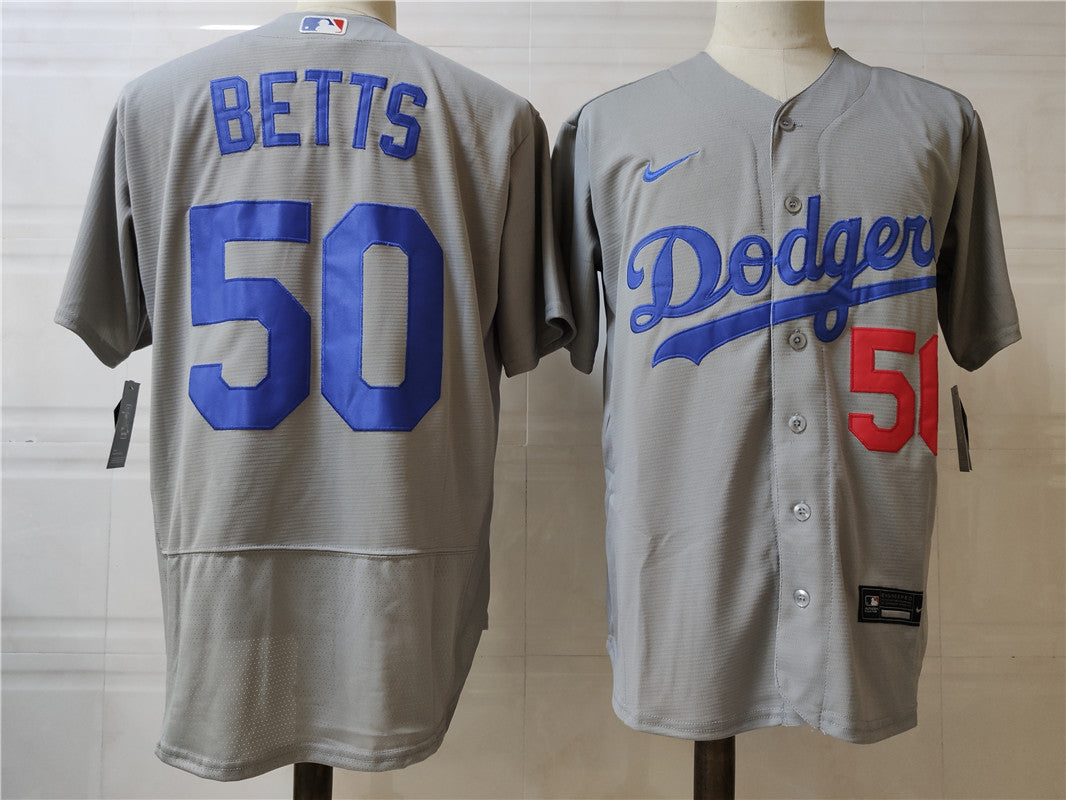 Men's Los Angeles Dodgers #50 Mookie Betts Baseball Jersey