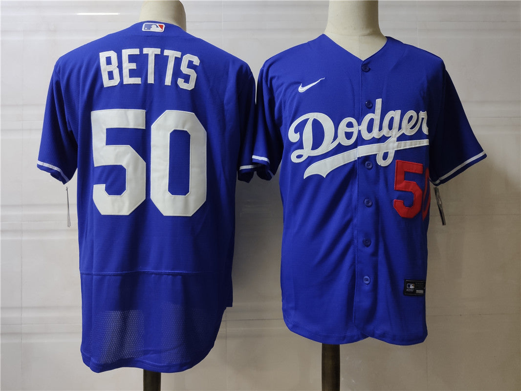 Men's Los Angeles Dodgers #50 Mookie Betts Baseball Jersey